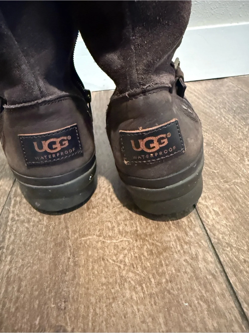 Ugg Australia Thomsen Stout‎ Brown Waterproof Boots Size 6
